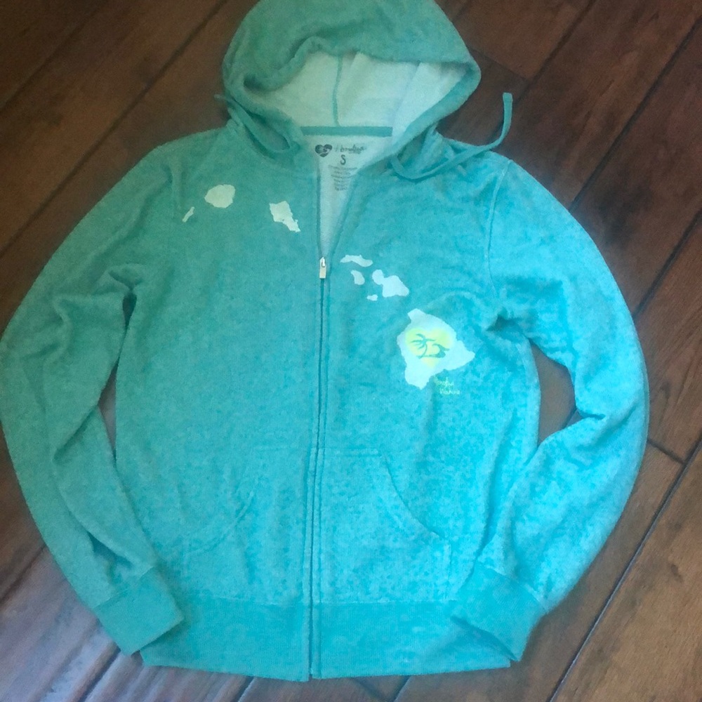 Hondua Wahine zippered hoodie size S